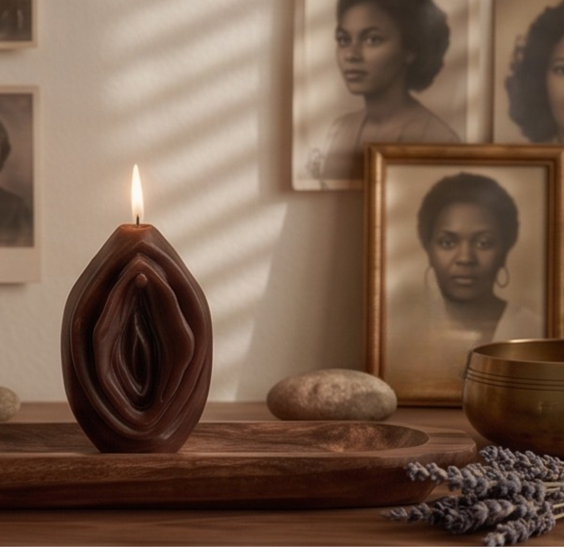 Midnight Bloom Healing Candle