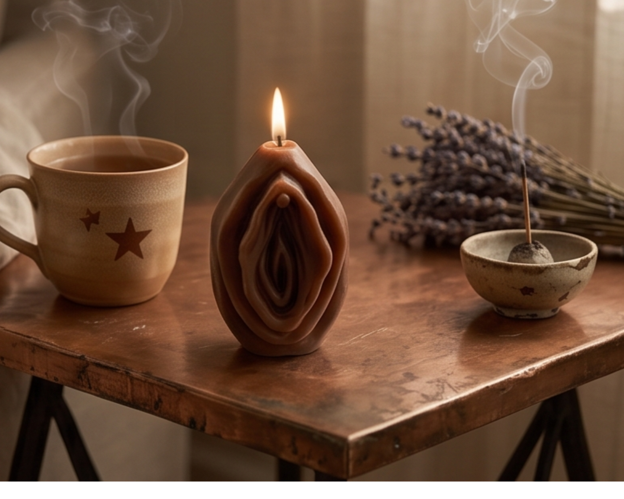 Honeyed Clay Healing Candle